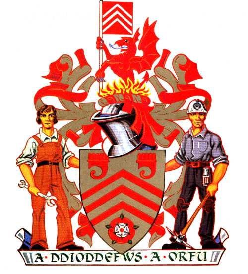 Arms (crest) of Mid Glamorgan