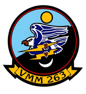 Coat of arms (crest) of VMM-263 Thunder Chickens, USMC