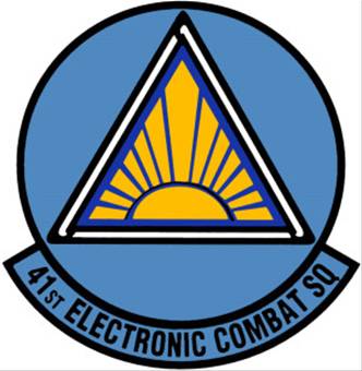 Coat of arms (crest) of the 41st Electronic Combat Squadron, US Air Force
