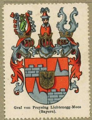 Arms (crest) of Konrad von Preysing Lichtenegg-Moos