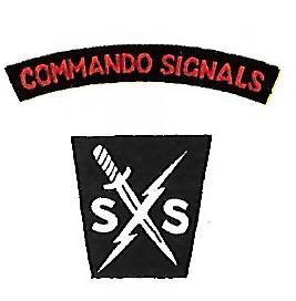 Coat of arms (crest) of the Commando Signals, British Army
