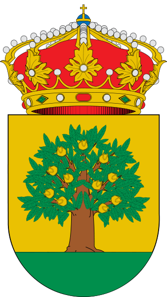 Escudo de Castaño del Robledo/Arms (crest) of Castaño del Robledo