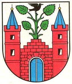 Wappen von Meyenburg/Arms (crest) of Meyenburg