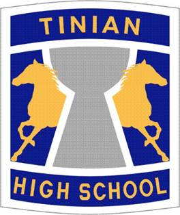 Arms of Tinian High School Junior Reserve Officer Training Corps, US Army