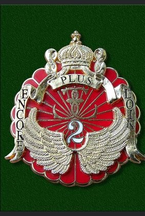 Coat of arms (crest) of the 2nd Squadron, 13th Parachute Dragoons Regiment, French Army
