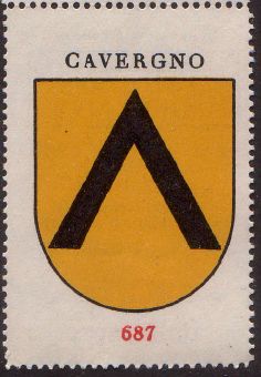 Wappen von/Blason de Cavergno