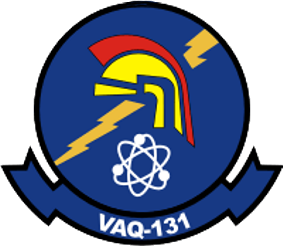 Coat of arms (crest) of the Electronic Attack Squadron (VAQ) - 131 Lancers, US Navy