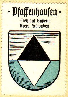 Wappen von Pfaffenhausen (Allgäu)/Coat of arms (crest) of Pfaffenhausen (Allgäu)