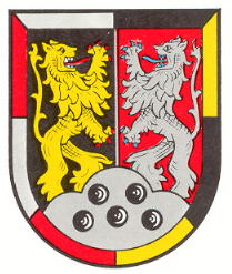 Wappen von Verbandsgemeinde Bruchmühlbach-Miesau / Arms of Verbandsgemeinde Bruchmühlbach-Miesau