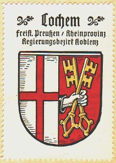 Wappen von Cochem/Coat of arms (crest) of Cochem