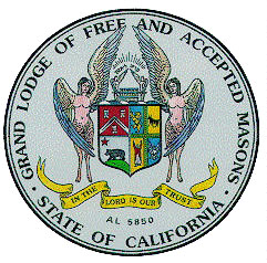 Coat of arms (crest) of Grand Lodge of Free and Accepted Masons of the State of California