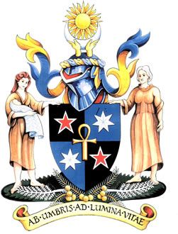 Arms of Royal Australian and New Zealand College of Obstetricians and Gynaecologists