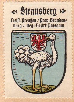 Wappen von Strausberg/Coat of arms (crest) of Strausberg