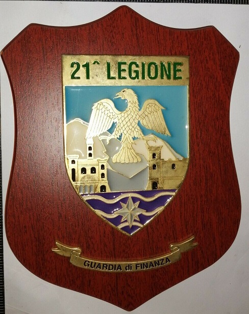 Coat of arms (crest) of 21st Legion of the Financial Guard
