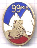Coat of arms (crest) of the 99th Alpine Infantry Regiment, French Army