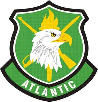 Arms of Atlantic Community High School Junior Reserve Officer Traning Corps, US Army