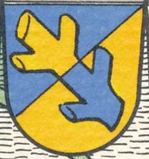 Arms (crest) of Nikolaus Rüegger