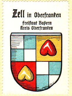 Wappen von Zell im Fichtelgebirge/Coat of arms (crest) of Zell im Fichtelgebirge