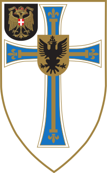 Coat of arms (crest) of the Jaeger Battalion Wien 1 Hoch und Deutschmeister, Austrian Army