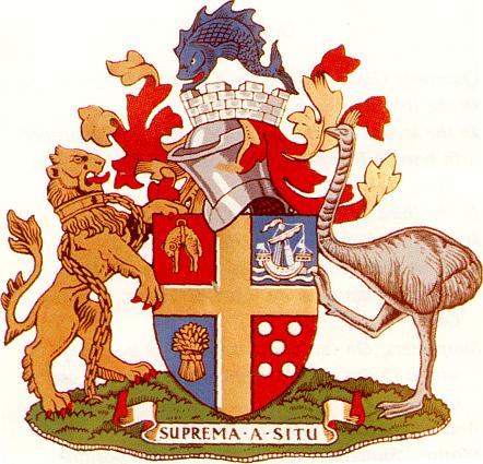 Arms (crest) of Wellington (New Zealand)