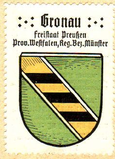 Wappen von Gronau (Borken)/Coat of arms (crest) of Gronau (Borken)