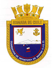 Blason de Marine Infantry Order and Security Garrison Iquique, Chilean Navy/Arms (crest) of Marine Infantry Order and Security Garrison Iquique, Chilean Navy