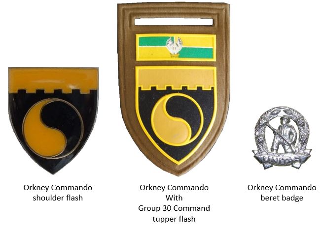 Coat of arms (crest) of the Orkney Commando, South African Army