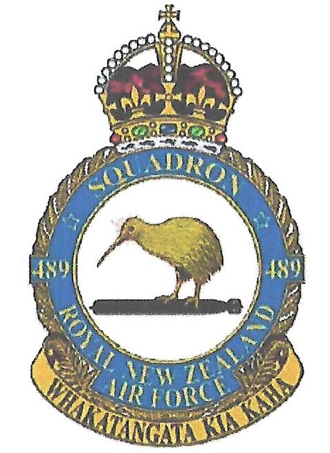 Coat of arms (crest) of the No 489 Squadron, RNZAF