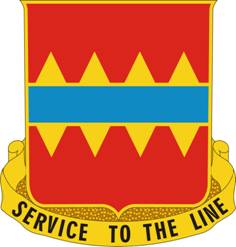 Coat of arms (crest) of 725th Support Battalion, US Army