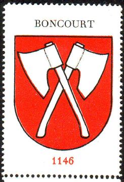 Wappen von/Blason de Boncourt (Jura)