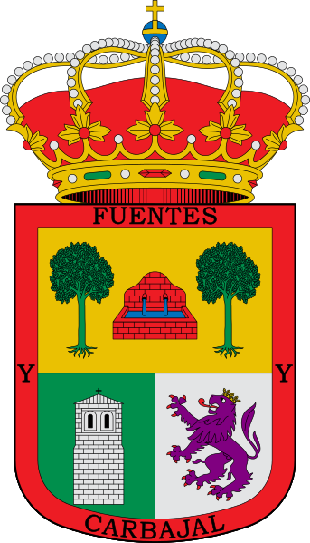 Escudo de Fuentes de Carbajal/Arms (crest) of Fuentes de Carbajal