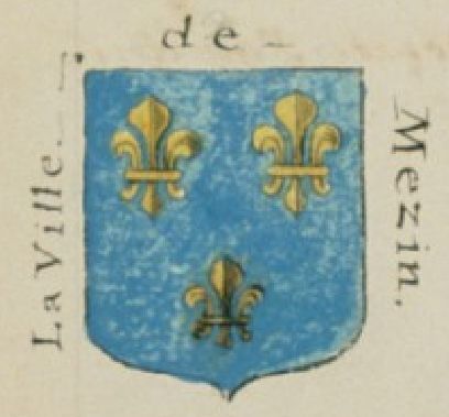 Blason de Mézin/Coat of arms (crest) of {{PAGENAME