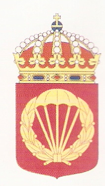 Coat of arms (crest) of the Parachute Jaeger Corps, Swedish Army