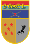 Coat of arms (crest) of the 2nd Light Field Artillery Group, Brazilian Army
