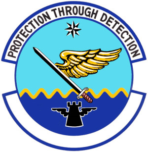 Coat of arms (crest) of the 960th Airborne Air Control Squadron, US Air Force