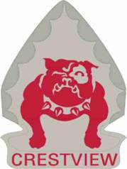 Coat of arms (crest) of Crestview High School Junior Reserve Officer Training Corps, US Army