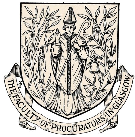 Arms of Faculty of Procurators in Glasgow