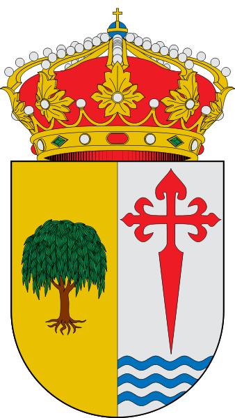 Escudo de Saucelle/Arms (crest) of Saucelle