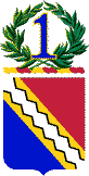 Coat of arms (crest) of the 1st Infantry Regiment, US Army