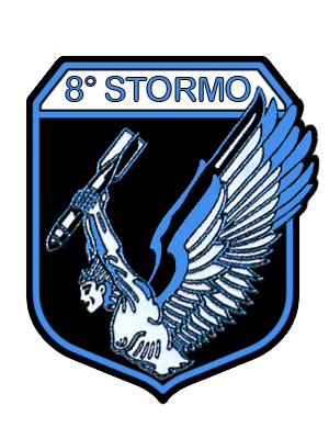 Coat of arms (crest) of the 8th Wing Gino Priolo, Italian Air Force