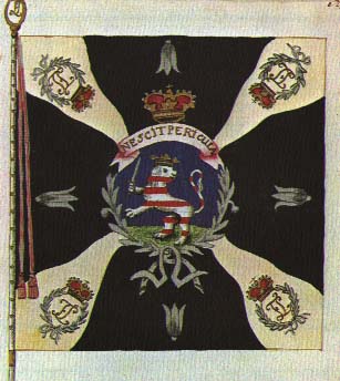 Colour of the Fusilier Regiment von Knyphausen, Hessen-Kassel