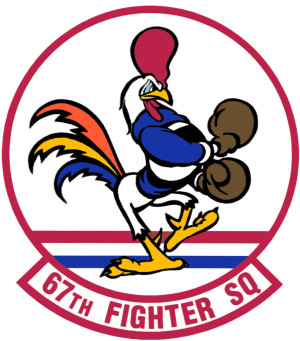 Coat of arms (crest) of the 67th Fighter Squadron, US Air Force