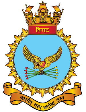 Blason de INS Viraat, Indian Navy/Arms (crest) of INS Viraat, Indian Navy