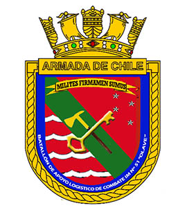 Coat of arms (crest) of the Marine Infantry Combat Logistics Support Battalion No 51 Olave, Chilean Navy