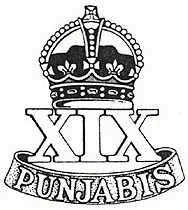 Coat of arms (crest) of the 19th Punjabis, Indian Army