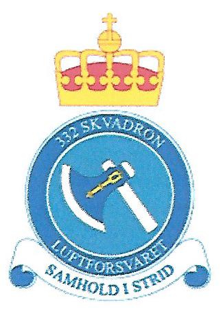 Coat of arms (crest) of the 332nd Squadron, Norwegian Air Force