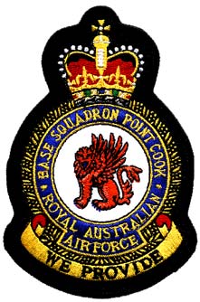 Coat of arms (crest) of the Base Squadron Point Cook, Royal Australian Air Force