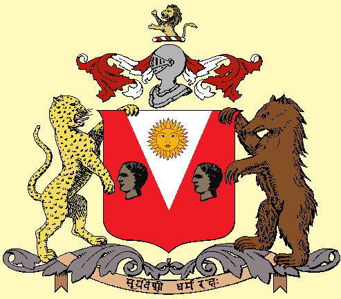 Arms (crest) of Dharampur (State)