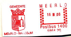 Wapen van Meerlo-Wanssum/Coat of arms (crest) of Meerlo-Wanssum