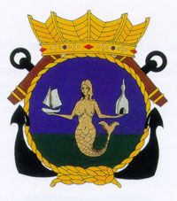 Coat of arms (crest) of the Zr.Ms. Makkum, Netherlands Navy